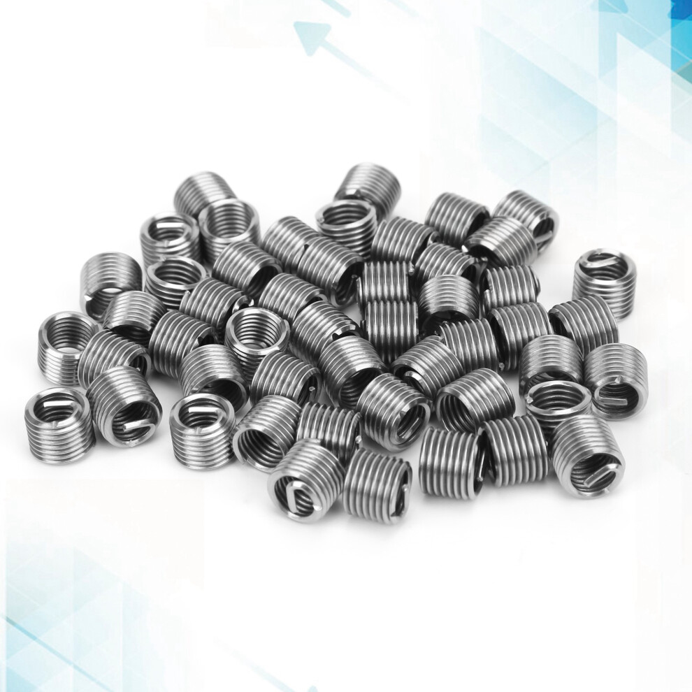 50Pcs M8 X 1.25 Steel Thread Repair Inserts With Wire Sleeve Hardware 8401359547123
