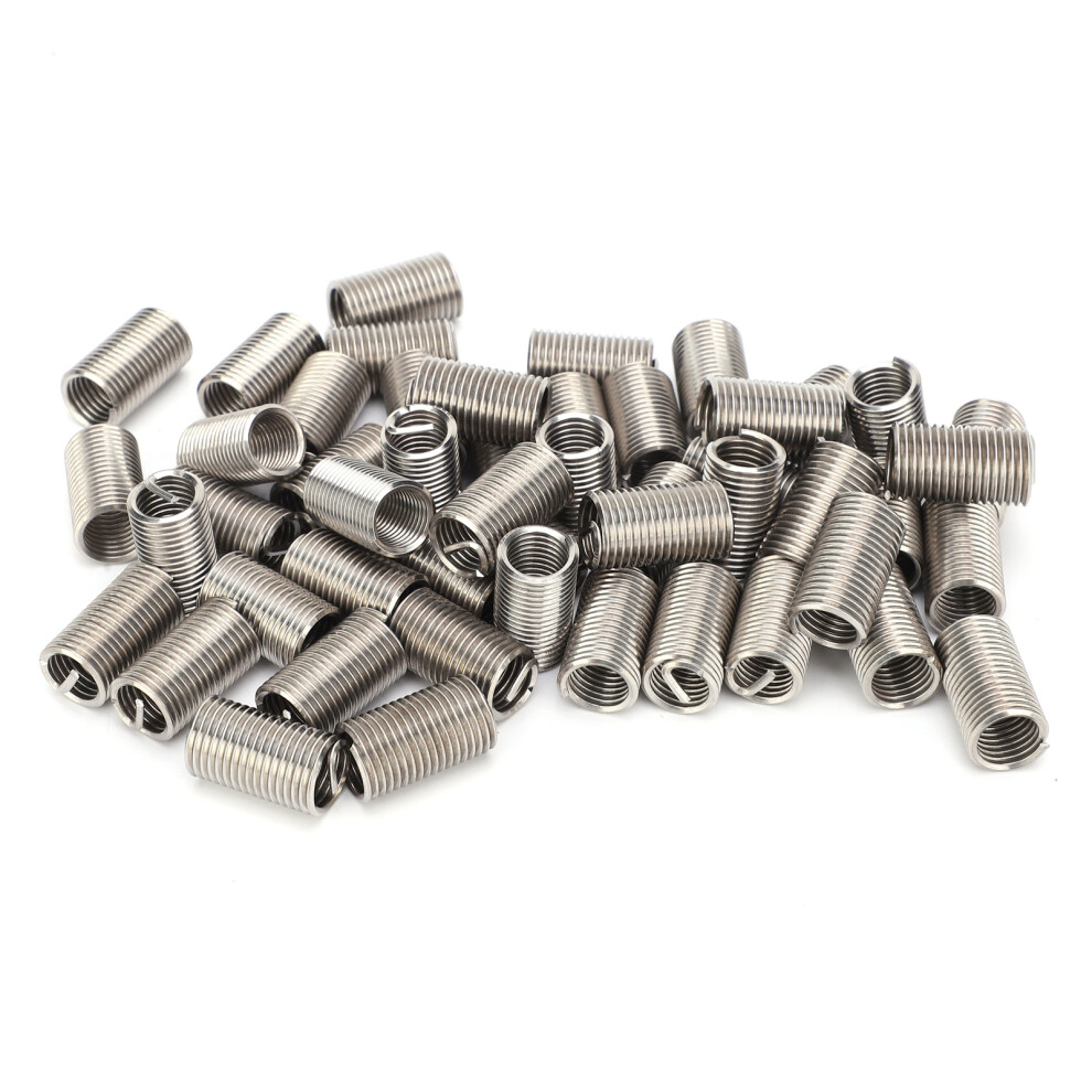 50Pcs M10 X 1.5 Sus304 Wire Thread Insert Screw Repair Kit 3251359547389
