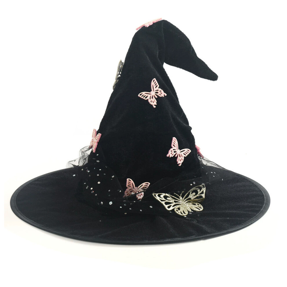 (pinkish white) Women S Witch Costume Set Witch Hat Party Essentials Costumes-image-OPC-PMTVZZ2-NEW