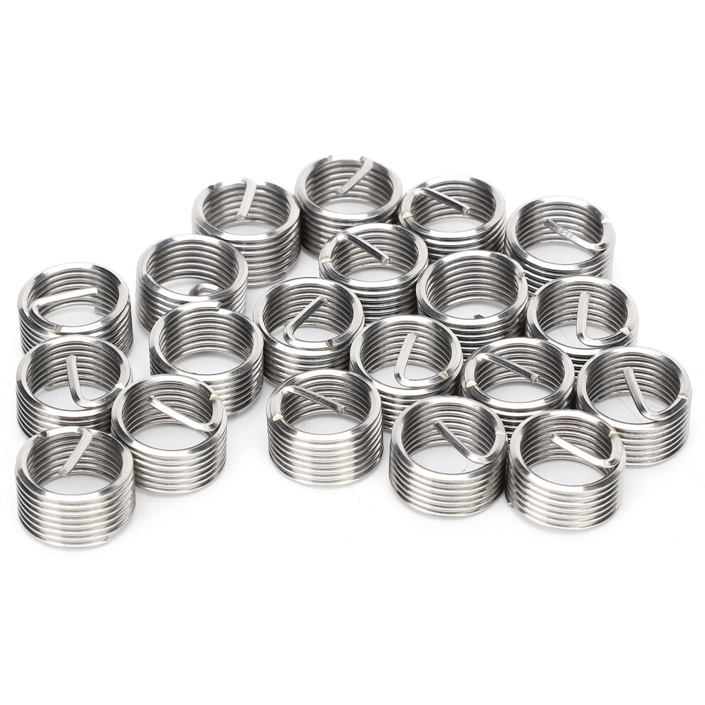 20Pcs M12 X 1.25 Sus304 Thread Repair Nut & Sleeve, 14.3-14.8Mm 3691359547888