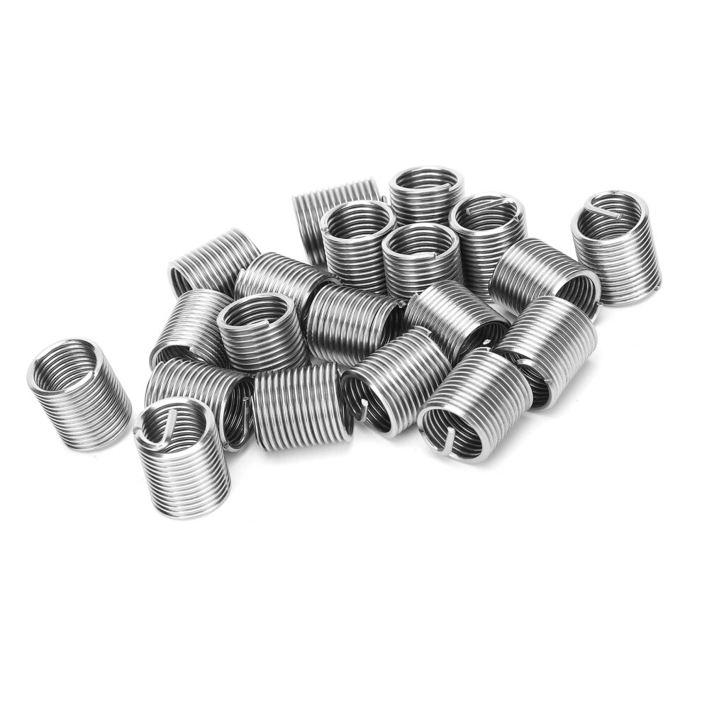20Pcs Sus304 M12x1.5 Thread Repair Sleeves, Stainless Steel Inserts 8121359547656
