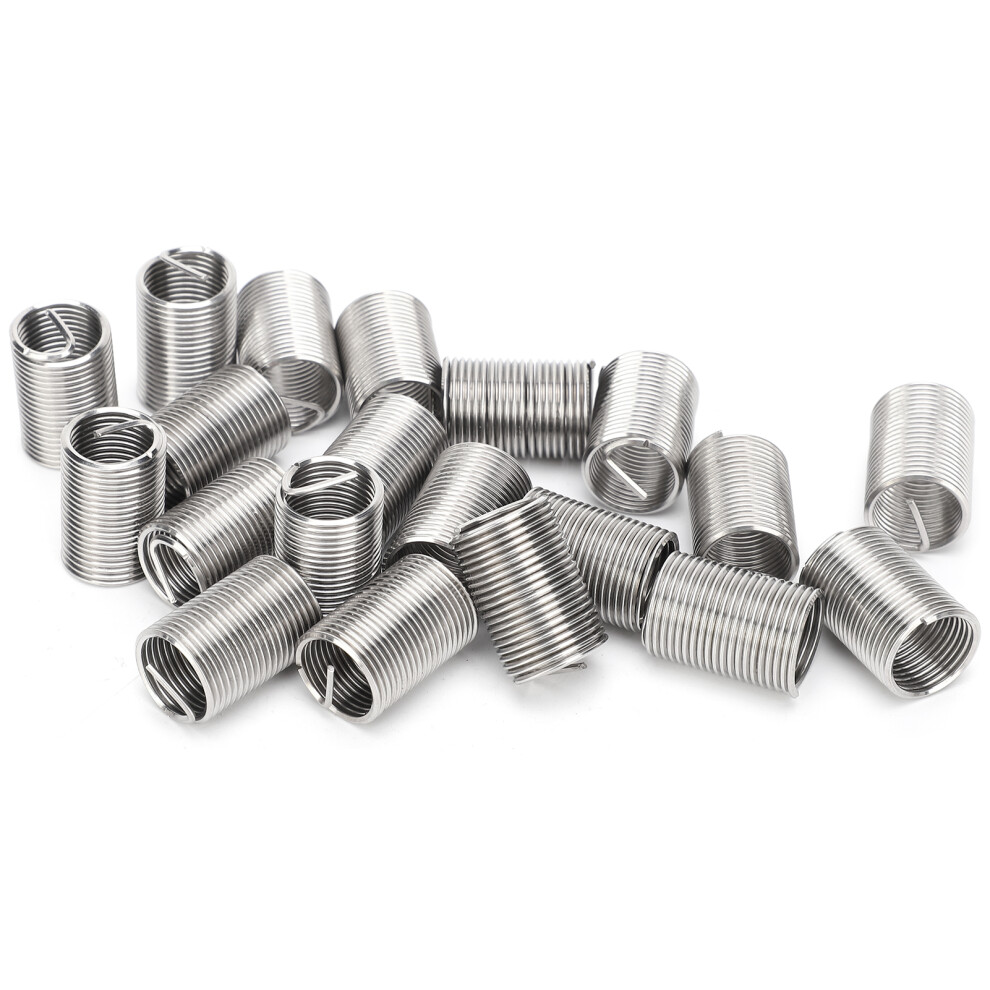 20Pcs M12 X 1.25 Sus304 Thread Repair Sleeves Â Durable Fastening Clip 8391359547943