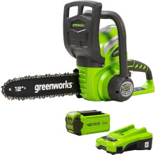 40V Chainsaw 30cm - 2Ah Battery