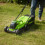 Greenworks 24V Lawn Mower 33cm - 2Ah Battery 7