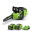Greenworks 40V Chainsaw 35cm - 2x 2Ah Battery 1