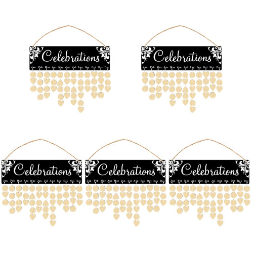 5 Sets Kalender Deko Familie Personalisiert 1