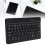 Colorful Backlit Bluetooth Keyboard 201mm USB Rechargeable 16