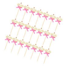 36 Cupcake Toppers Kronenthema Mit Fruchtspießen Für Kuchen