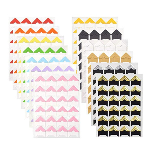 26 autocollants kraft vintage 24/ noir scrap déco