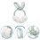 bonnet d'oreilles hiver 1 pièce, 3
