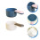 2pcs plastic pet food for dogs, multipurpose bag scoops 3