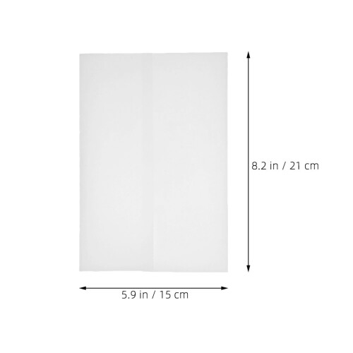 50 Pcs Transparent Pre Folded Envelopes For Wedding Invitations 1