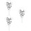 3pcs Ground Plug Dad Outdoor White Iron 7
