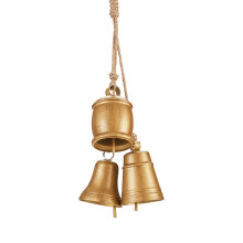 Metal Christmas Bell Ornament With Clear Sound for Party-C