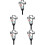 5 Pcs Headstone Cemetery Insert Memorial Decorations Stake Dad Mother 6