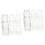 12 Pcs Bear Shape Transparent Honey Storage Bottle 7