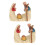 2 Pcs Miniature Nativity Figurine Tabletop Decor 7