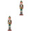 2 Pcs Wooden Nutcracker Christmas Decor Puppet Assorted Colors 4