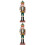 2 Pcs Wooden Nutcracker Christmas Decor Puppet Assorted Colors 6
