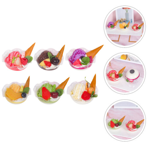 6 Dolci Artificiali Realistici Simulazione Gelato 2