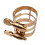 Solid Copper Alto Saxophone Ligature with Adjustable Double Screw 6