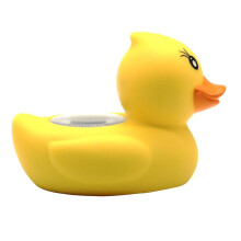 Floating Baby Bath Thermometer Waterproof Digital 11x8cm Yellow