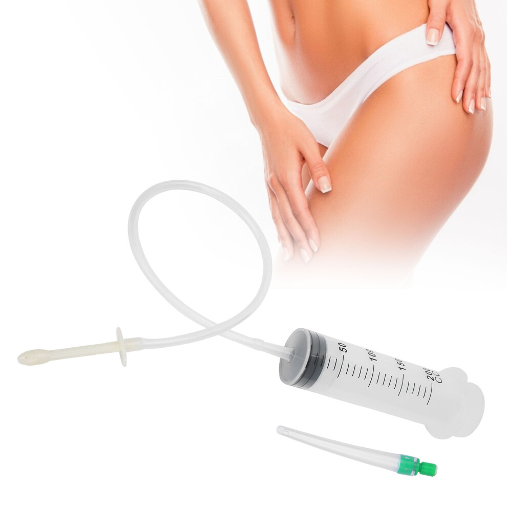 200ML Enema Syringe Cleaner Vaginal and Anal Douche for Men Women