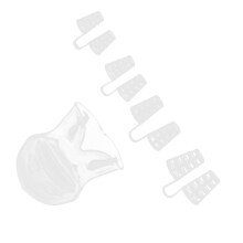 Silicone Anti Snoring Tongue Retaining Device Nose Clip Set for Sleep Comfort