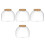 4 Glazen Terrarium Pot Met Stop Hydrocultuur 8