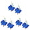 6 Bruiloft Paren Boutonnière Kunstmatige Corsages 4