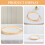 3Ud De Bambú Para Cestería Y Decoración De Bodas Marrón Claro 9