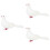 3Pcs Realistic Pigeon Model Garden Decor Wedding Prop 8