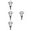 4Pcs Mom Design Cemetery Stake Decor For Outdoor Use 3