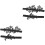 2 Sets Kousenband Bijtring Kant Bruid 3