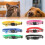 6 verstelbare reflecterende halsband kat hond 2
