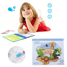 Baby- und Kinder-Wasser-Malbuch Zoo-Motiv Frühlernen 20x25 cm Spielzeug
