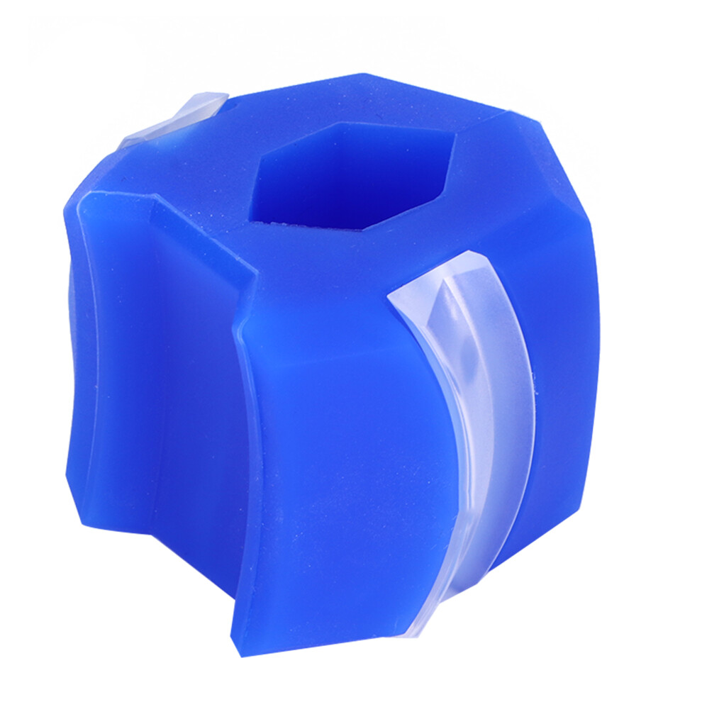 Professional Blue Silicone Jawline Exerciser for Face Slimming & Muscle Training