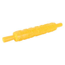 Flower Pattern Embossing Rolling Pin for Fondant, Dough, Cookies 36.5cm