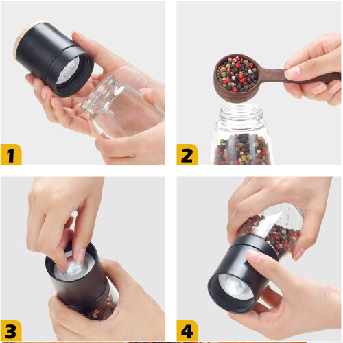 Golden Spice Mill, Αβαθμίδωτος Ρυθμιζόμενος Κεραμικός Μύλος Αδρανοποίησης για 2