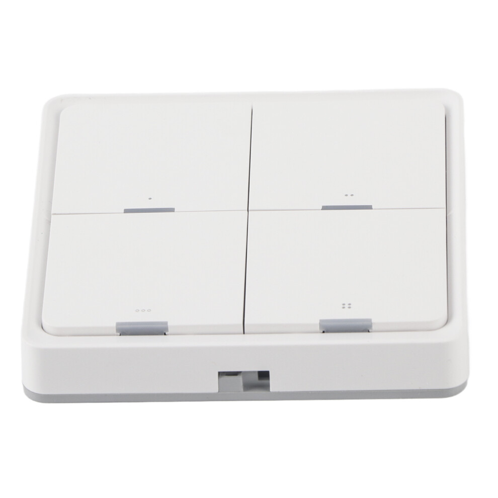 Wireless 4-Way Scene Switch With App Control For Zigbee Systems 7891359578929