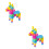 2 Stuks Kinderfeest Verjaardag Accessoires Pinata 6