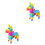 2 Stuks Kinderfeest Verjaardag Accessoires Pinata 3