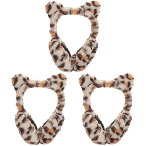 Set Van Oorkleppen Luipaardprint Oorklep Weer 1