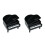 2 Stuks Plastic Piano Versiering Desktop Ornament Zwart 11