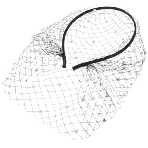 3 Mesh Haarband Sluier Bruiloft Haarsieraad 1