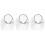 3 Mesh Haarband Sluier Bruiloft Haarsieraad 6