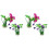4Pcs Artificial Lotus Aquarium Ornament Assorted Tank Decor 3