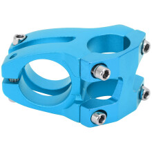 LUNJE 25,4x35mm Aluminium Fahrradlenker Kurzer Spacer-Vorbau Blau