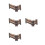 4 Mini Schutting Decoratieve Palenheg 6