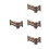 4 Mini Schutting Decoratieve Palenheg 9